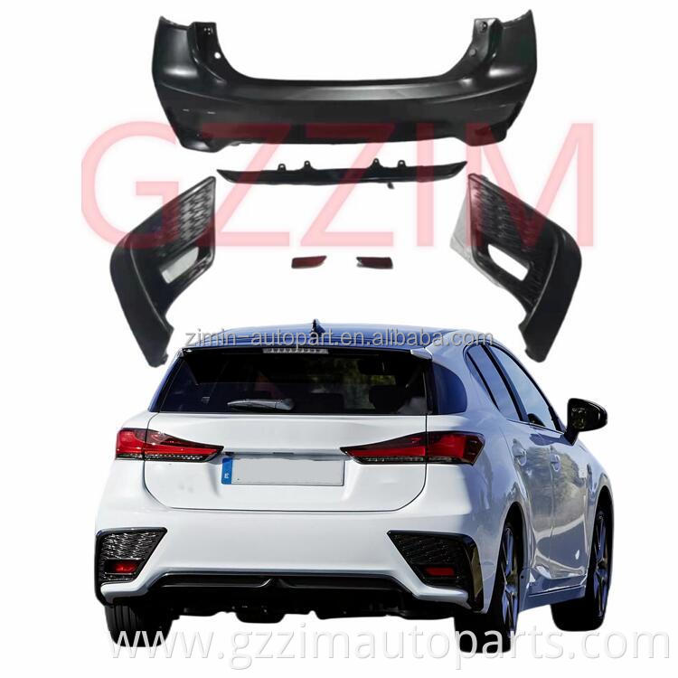 FRONT& REAR BUMPER UPGRADE BODY KIT FIT UPGRADE TO HYBRID F SPORT BODY KITS FOR 2011-2022 LX CT